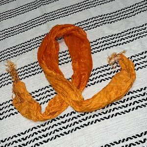 Luxury Deep Orange Hijab Scarf NWOT